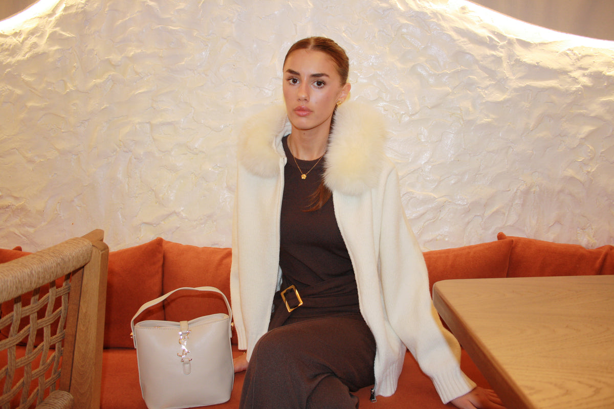 Teddy Hoodie - Cream