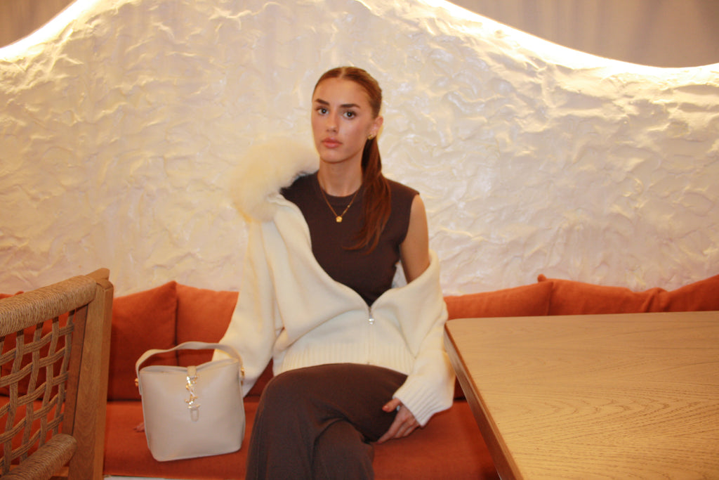 Teddy Hoodie - Cream
