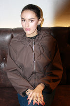 Senna Windbreaker Chocolate Brown