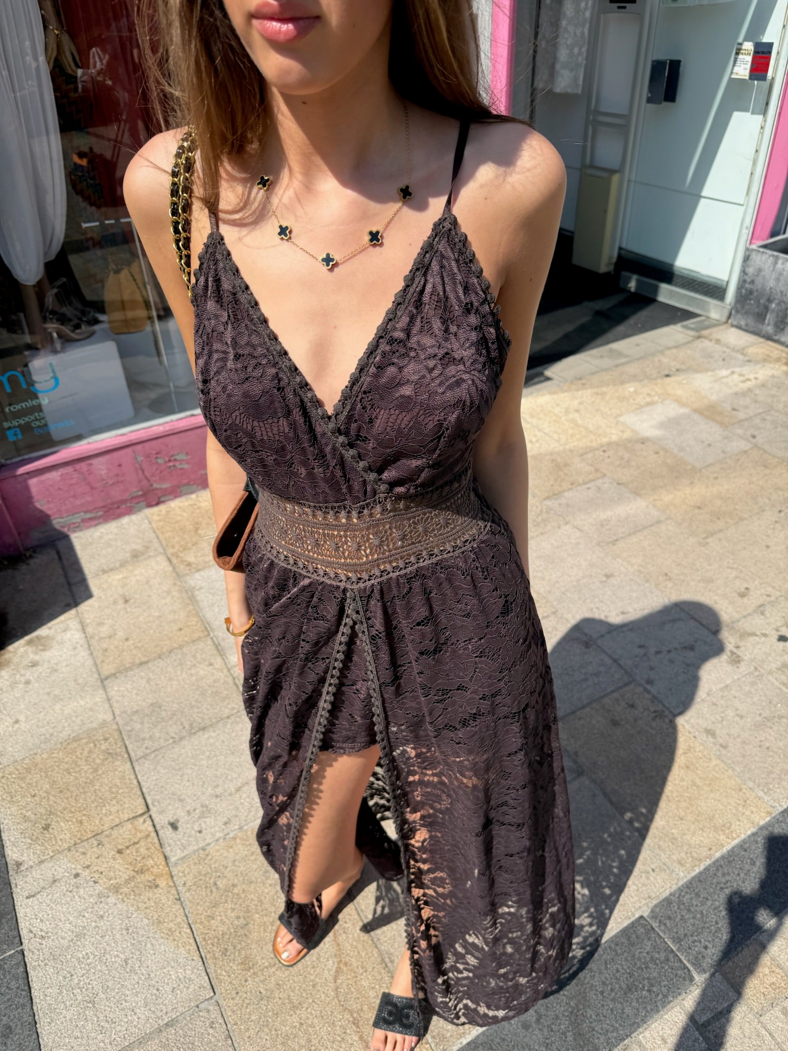 Lace Playsuit Dress