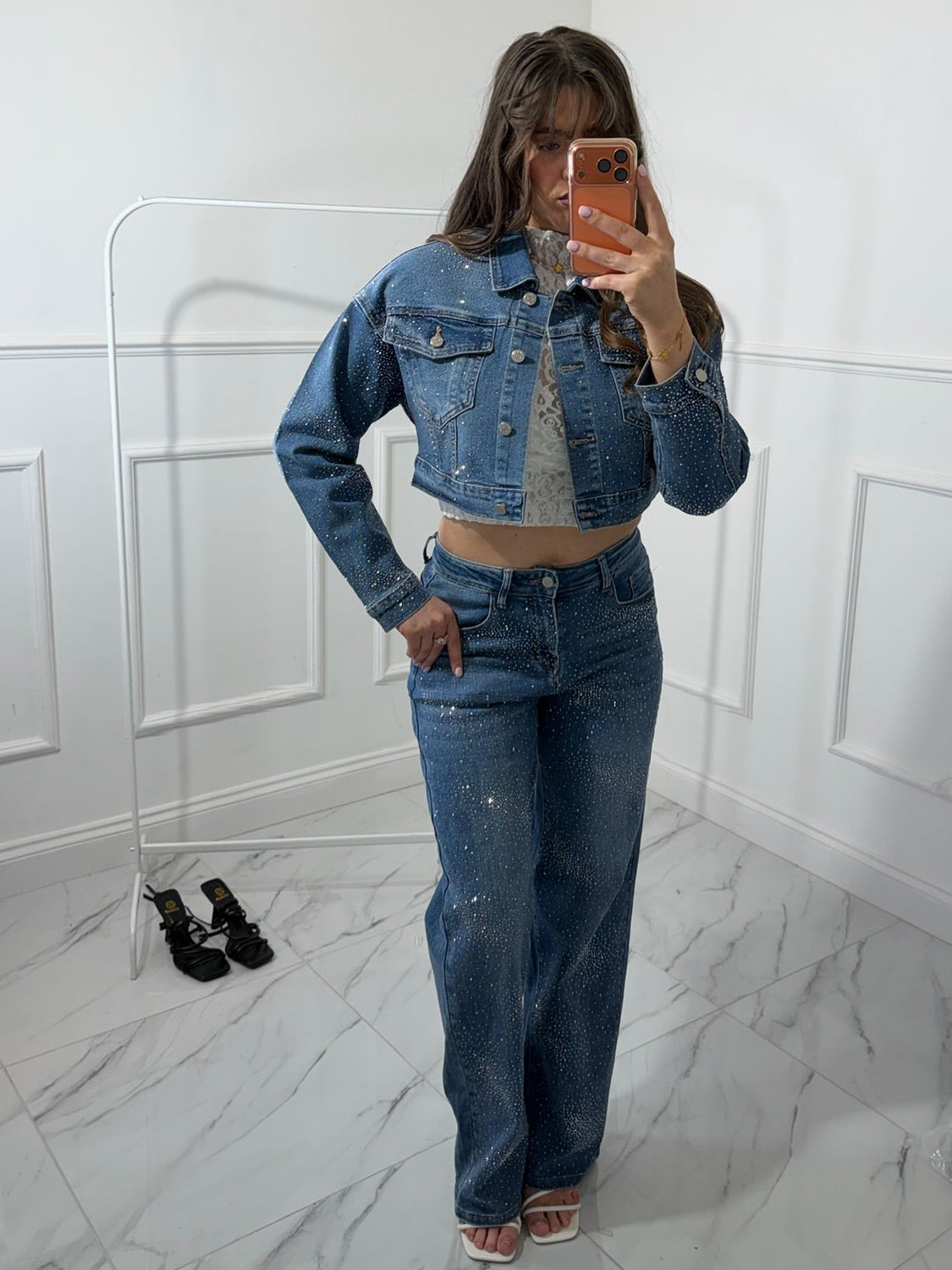 Layla Sparkle Denim Jacket & Jeans