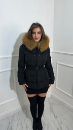 Paris Puffer Faux Fur Brown