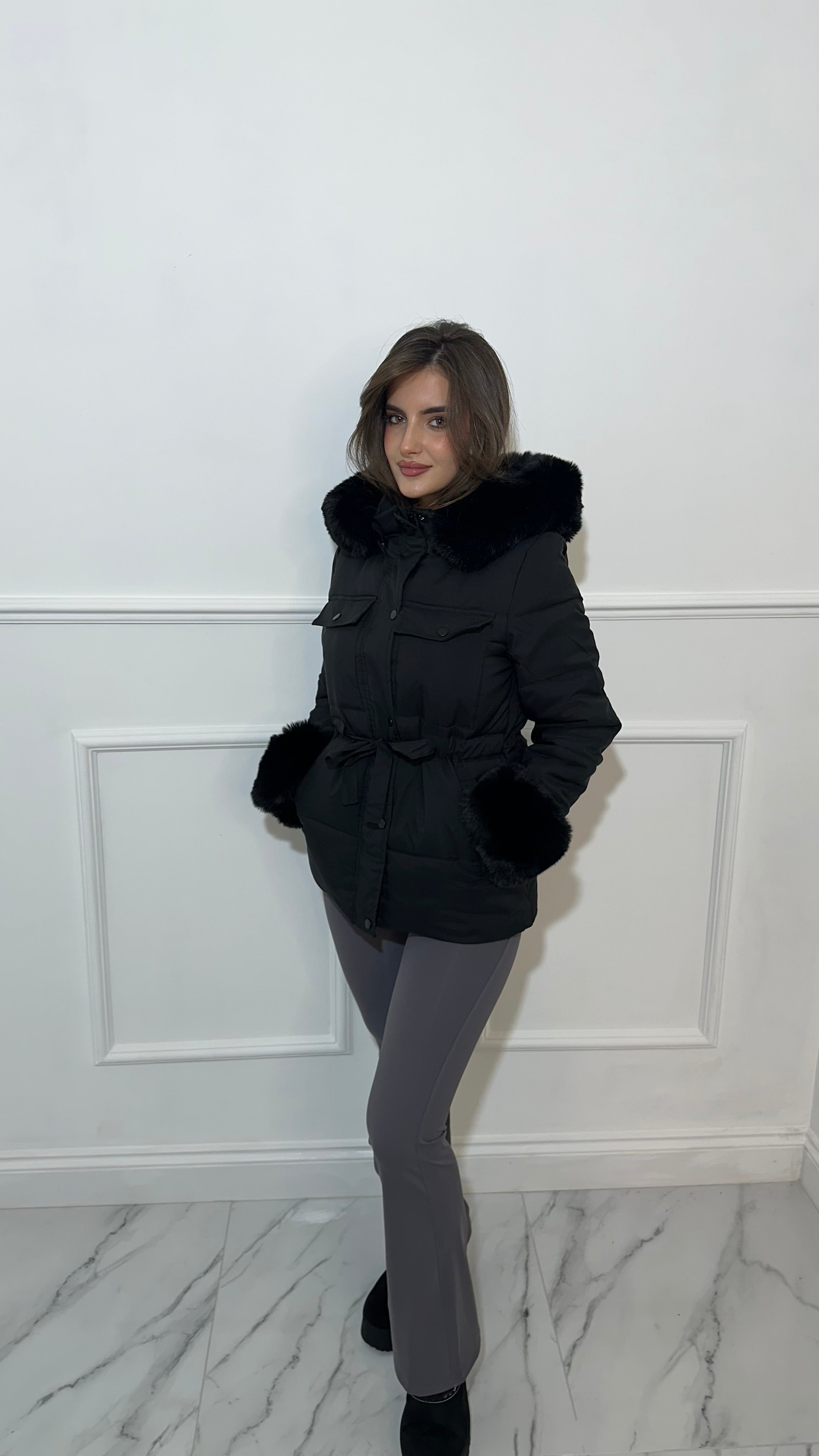 Paris Puffer Faux Fur